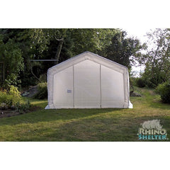 Rhino Shelter Greenhouse (House Style) 12’W x 20’L x 8’H – GH122008H