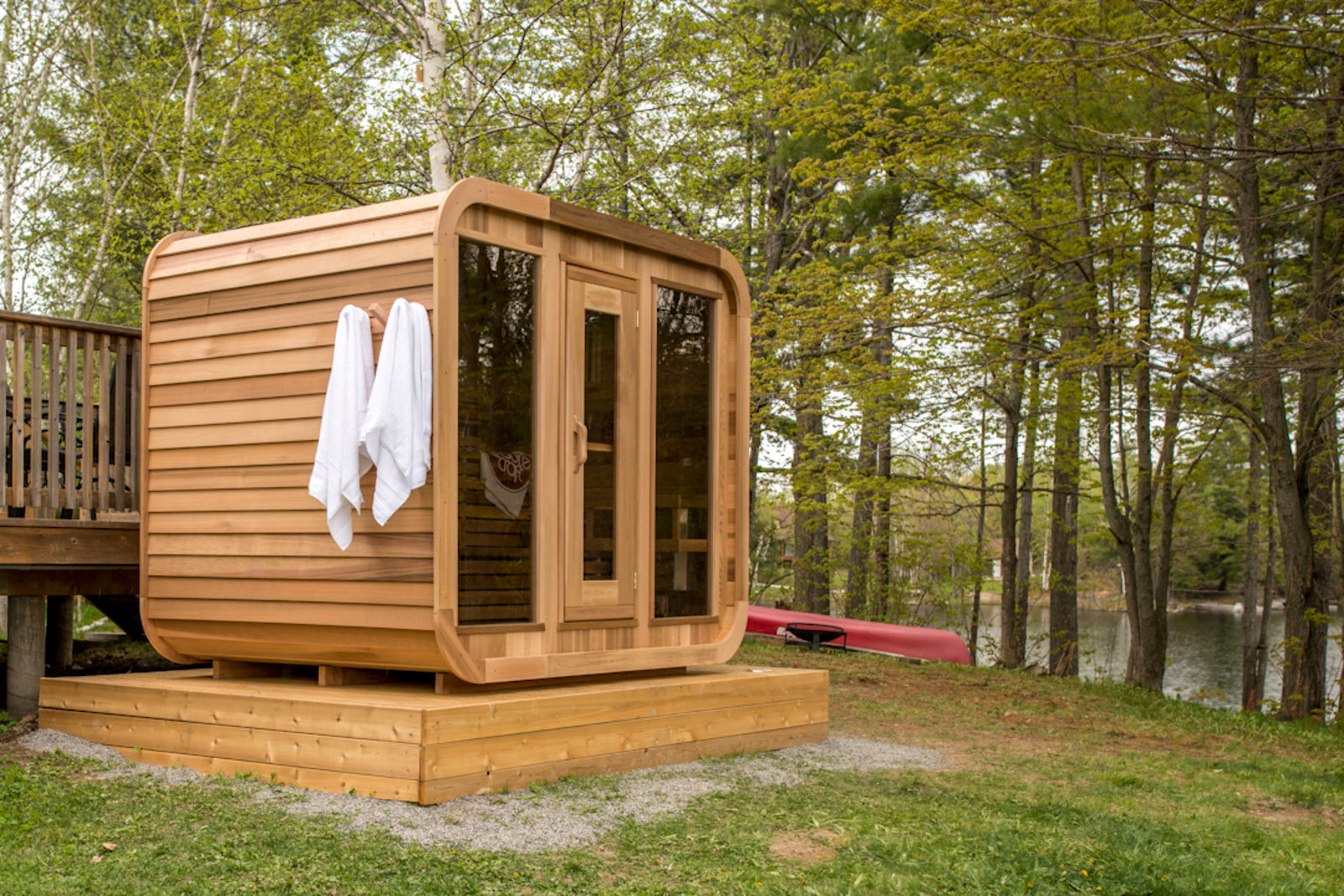 SAUNAONES™ Square Sauna Minimalist Refresh 1
