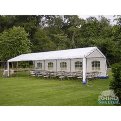 Rhino Shelter Party Tent 14’W x 32’L x 9’H – PY143209HTP