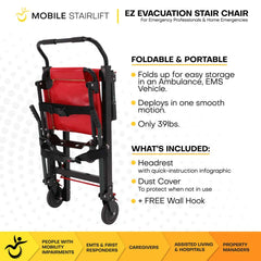 MobileStairLift EZ Evacuation Stair Chair - EVCH