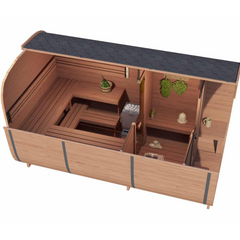 SAUNAONES™ Square Sauna Minimalist Refresh 5