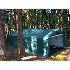 Rhino Shelter Extended Garage (House Style) 12’W x 24’L x 8’H - GA122408H