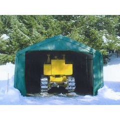 Rhino Shelter Extended Garage (House Style) 12’W x 24’L x 8’H - GA122408H