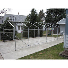 Rhino Shelter Extended Garage (House Style) 12’W x 24’L x 8’H - GA122408H