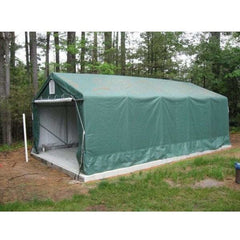 Rhino Shelter Garage 12’W x 20’L x 8’H (House Style) - GA122008H