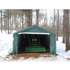 Rhino Shelter Garage 12’W x 20’L x 8’H (House Style) - GA122008H