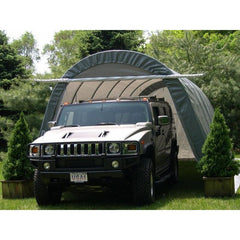 Rhino Shelter Garage (Round Style) 14’W x 24’L x 10’H - GA142410R