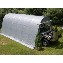 Rhino Shelter Garage (Round Style) 14’W x 24’L x 10’H - GA142410R