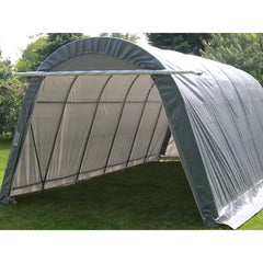 Rhino Shelter Garage (Round Style) 14’W x 24’L x 10’H - GA142410R