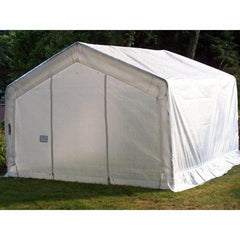 Rhino Shelters Greenhouse (House Style) 12’W x 24’L x 8’H - GH122408H