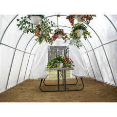 Rhino Shelter Greenhouse (Round Style) 14’W x 24’L x 10’H - GH142410R