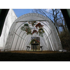 Rhino Shelter Greenhouse (Round Style) 14’W x 24’L x 10’H - GH142410R