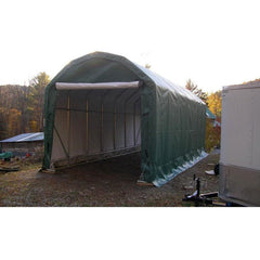 Rhino Shelter Instant Garage (Barn Style) 12’W x 20’L x 10’H - PB122010B