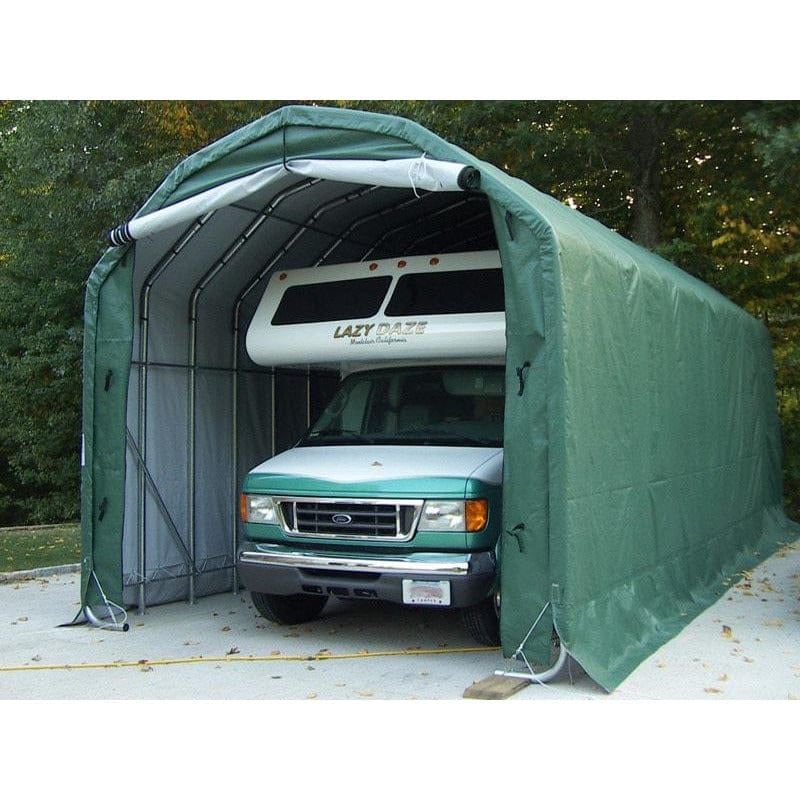 Rhino Shelter Instant Garage (Barn Style) 12’W x 20’L x 12’H - PB122012B