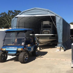 Rhino Shelter Instant Garage (Barn Style) 12’W x 24’L x 10’H - PB122410B