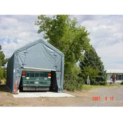 Rhino Shelters Instant Garage (Peak Style) 14’W x 42’L x 17’H - PB144217H