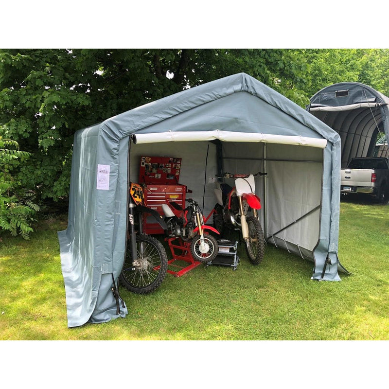 Rhino Shelter Storage Shed 10’W x 10’L x 8’H (House) - SH101008H