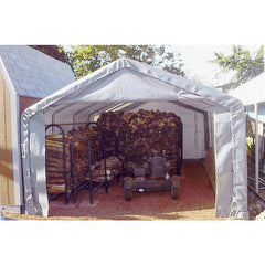 Rhino Shelter Storage Shed 12’W x 12’L x 8’H (House Style) - SH121208H