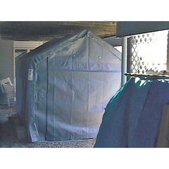 Rhino Shelter Storage Shed 8’W x 8’L x 8’H (House Style) - SH080808H