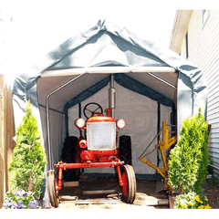 Rhino Shelter Storage Shed 8’W x 8’L x 8’H (House Style) - SH080808H