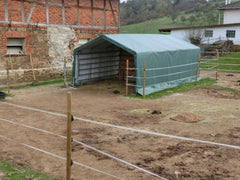 Rhino Shelter Livestock Shelter (Animal Run-In) 12’W x 20’L x 8’H – LV122008H