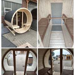 SAUNAONES™ Barrel Sauna Serenity Nature Air 7