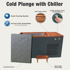 SAUNAONES™ Frost Cold Plunge Tub1