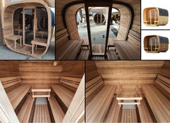 SAUNAONES™ Square Sauna Minimalist Refresh 3