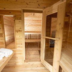 Dundalk LeisureCraft Georgian Cabin 2-6 Person Sauna with Changing Room - CTC88CW