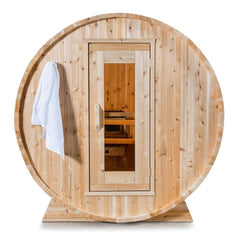 Dundalk LeisureCraft Harmony 2-4 Person Barrel Sauna - CTC22W