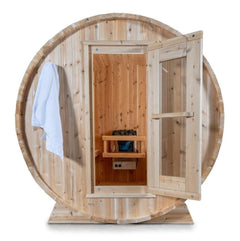 Dundalk LeisureCraft Harmony 2-4 Person Barrel Sauna - CTC22W