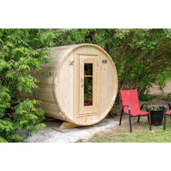 Dundalk LeisureCraft Harmony 2-4 Person Barrel Sauna - CTC22W