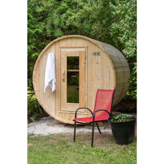 Dundalk LeisureCraft Harmony 2-4 Person Barrel Sauna - CTC22W