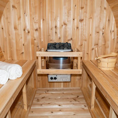 Dundalk Leisurecraft Serenity 2-4 Person Barrel Sauna - CTC2245W