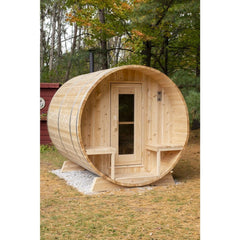 Dundalk Leisurecraft Serenity 2-4 Person Barrel Sauna - CTC2245W