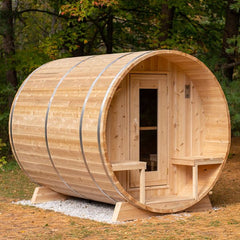 Dundalk Leisurecraft Serenity 2-4 Person Barrel Sauna - CTC2245W