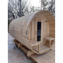 Dundalk Leisurecraft Serenity 2-4 Person Barrel Sauna - CTC2245W