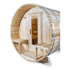 Dundalk Leisurecraft Serenity 2-4 Person Barrel Sauna - CTC2245W