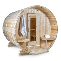 Dundalk Leisurecraft Serenity 2-4 Person Barrel Sauna - CTC2245W