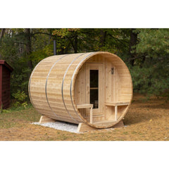 Dundalk Leisurecraft Serenity 2-4 Person Barrel Sauna - CTC2245W