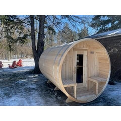 Dundalk Leisurecraft Serenity 2-4 Person Barrel Sauna - CTC2245W