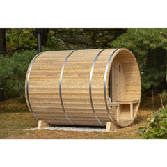 Dundalk Leisurecraft Serenity 2-4 Person Barrel Sauna - CTC2245W