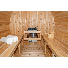 Dundalk Leisurecraft Serenity 2-4 Person Barrel Sauna - CTC2245W