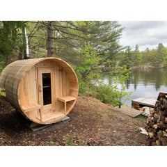 Dundalk Leisurecraft Serenity 2-4 Person Barrel Sauna - CTC2245W