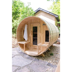 Dundalk Leisurecraft Tranquility 2-6 Person Barrel Sauna - CTC2345W