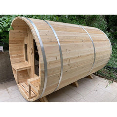 Dundalk Leisurecraft Tranquility 2-6 Person Barrel Sauna - CTC2345W