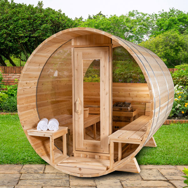 Dundalk LeisureCraft Tranquility MP Barrel Sauna - CTC2345MP