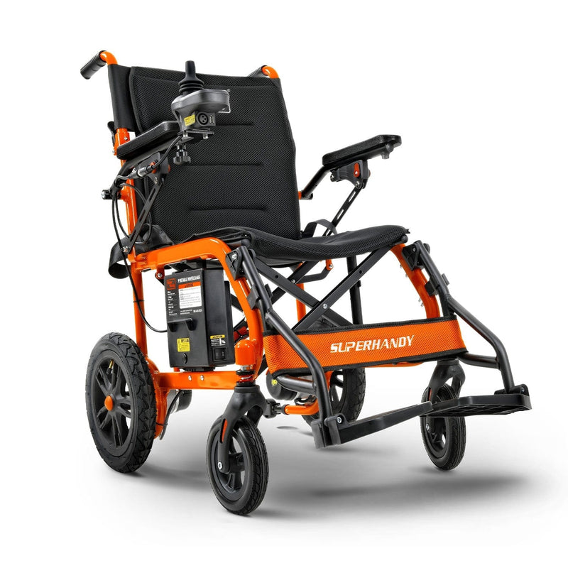 SuperHandy GoRide Electric Wheelchair - 24V 6Ah Battery, 220Lbs Max Weight - GUT155