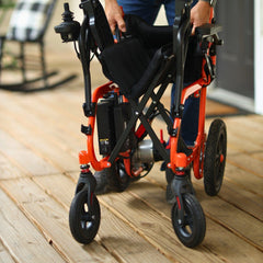 SuperHandy GoRide Electric Wheelchair - 24V 6Ah Battery, 220Lbs Max Weight - GUT155