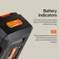SuperHandy 48V 2Ah Battery with Charger, Fast Charging, Impact-Resistant Case – Compatible with Mobility Scooters, Augers, and More - GUT174-FBA